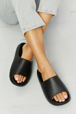 Comfort Zone Slides in Black